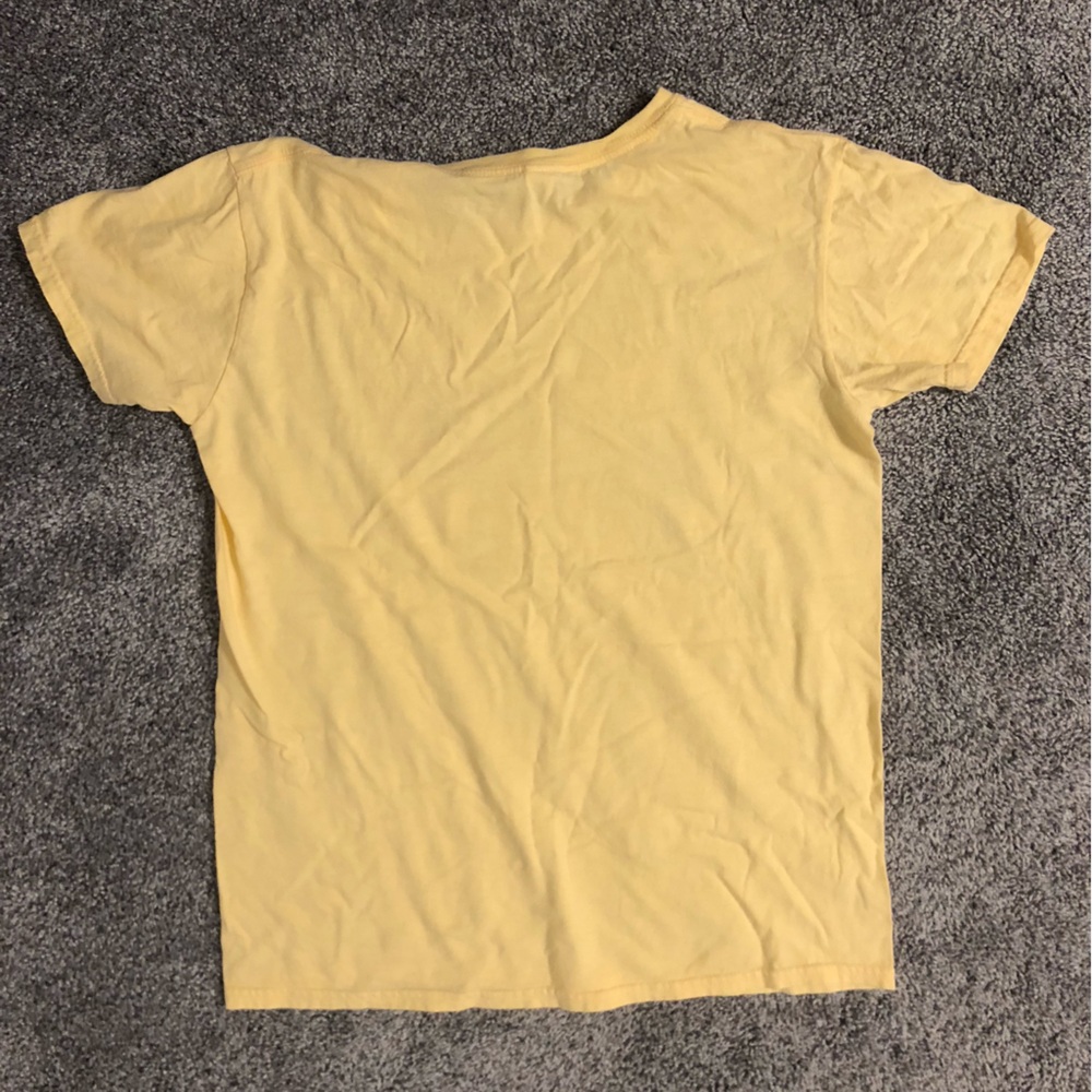 Sunny Butter Yellow Yoo-Hoo Retro Chocolate Milk Graphic Tee. Gildan SoftStyle - Picture 2 of 4
